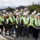 Group photo of the topping out ceremony