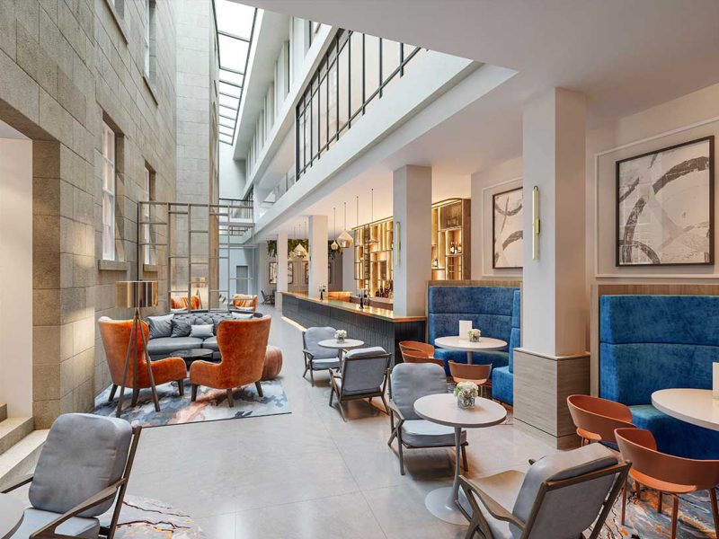 Interior view of St Enoch Quarter, Glasgow