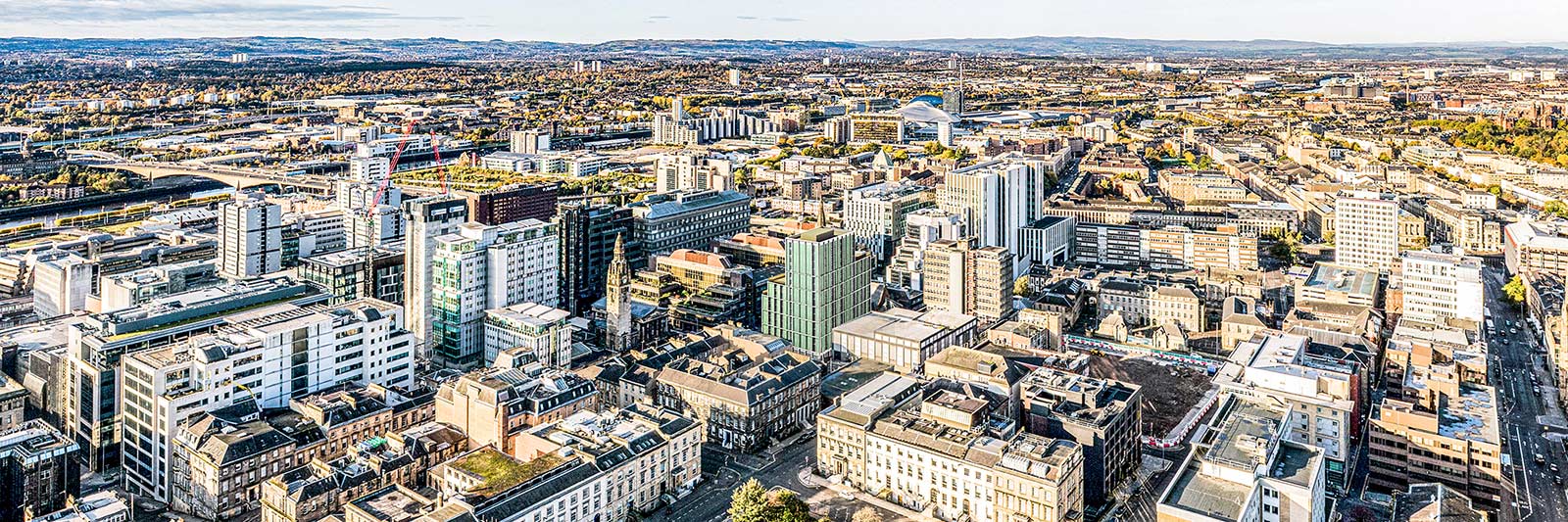 Aerial view of how the Blythswood Quarter development will look when completed