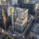 Aerial view of Artisan’s St Vincent Studios development at 292 St Vincent Street, Glasgow
